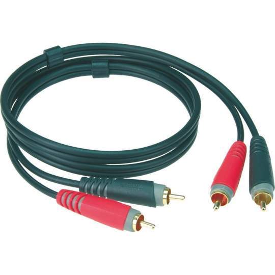 Twincable RCA-RCA schwarz 3m