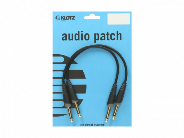 Patchkabel 0,6m schwarz 2Stk.