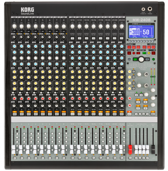 MW-2408 Mixer, Hybrid, 24 Kanäle