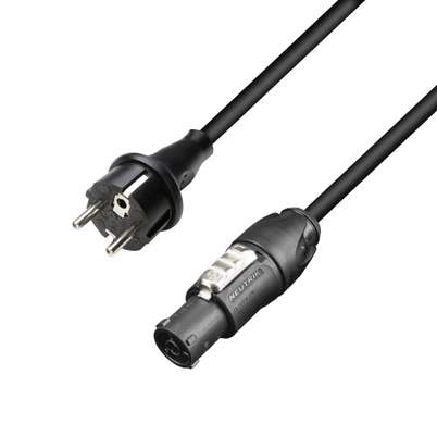 8101 TCON 0500 Netzkabel CEE 7/7 - Powercon True1 1,5 mm² 5 m